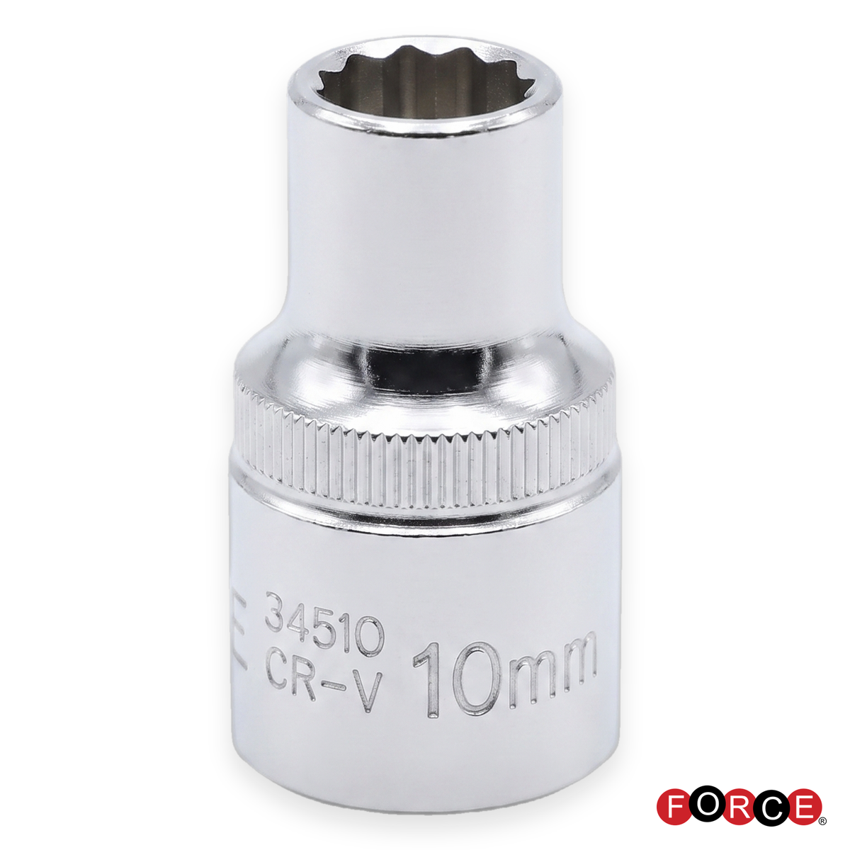 Dado Force Poligonal Corto 10 mm · Encaje 1/2"