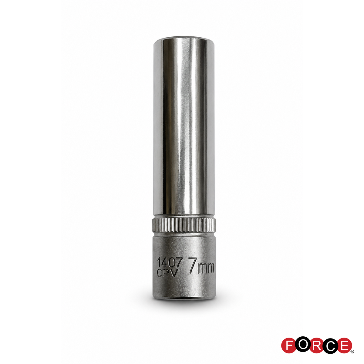 Dado Force Hexagonal Largo 7 mm · Encaje 1/4"