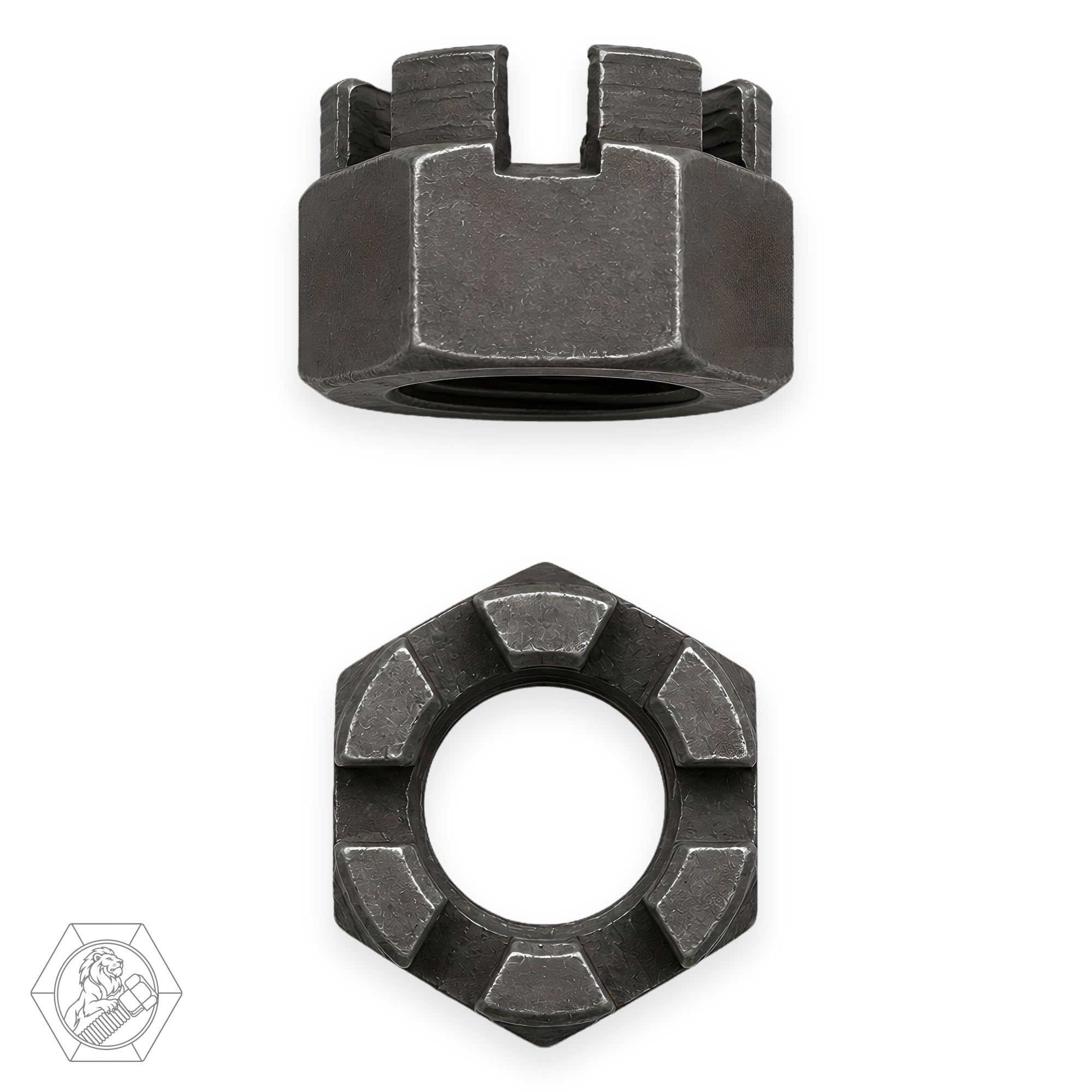 Tuerca Corona 5/8"-20 · Hex 24