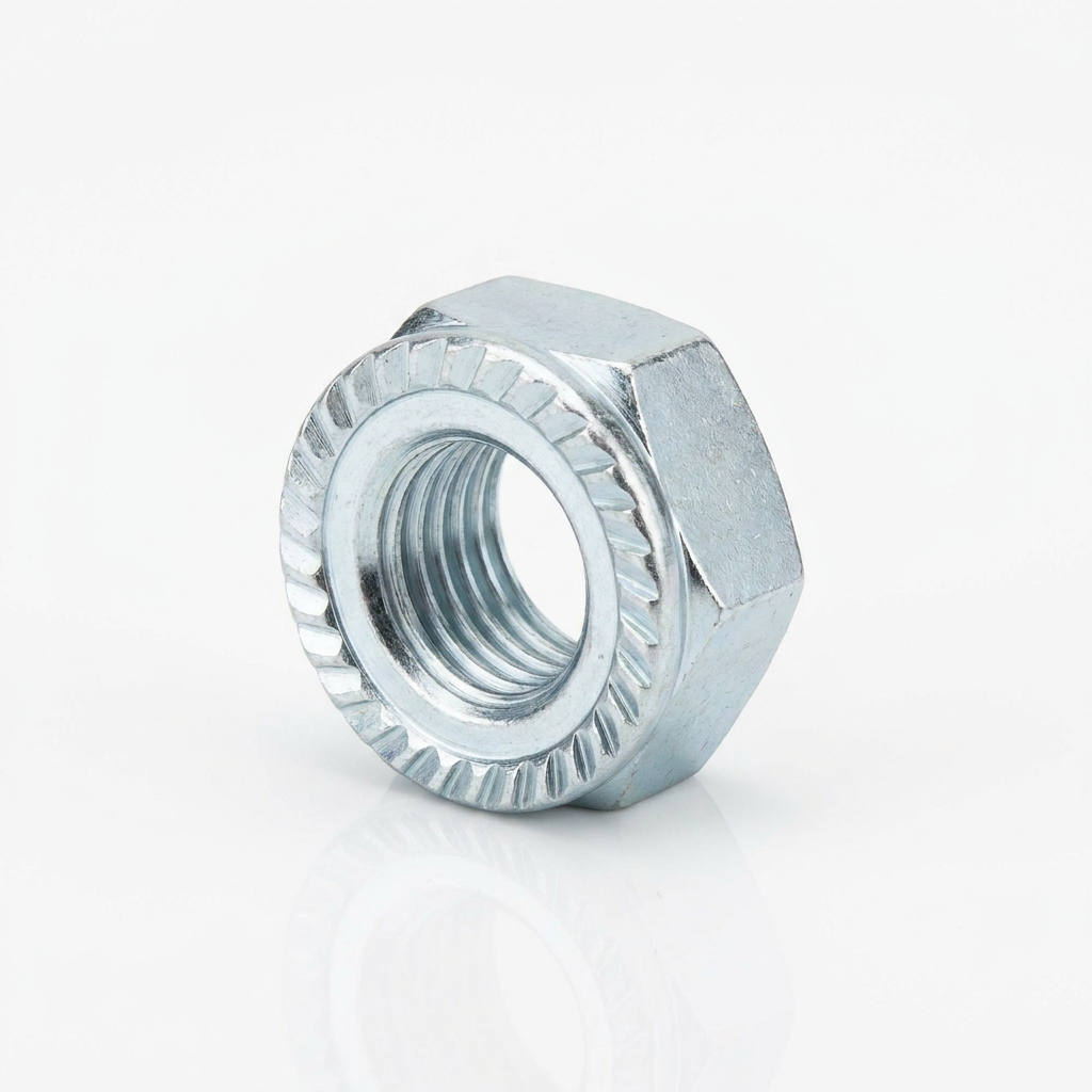 Tuerca Hexagonal Grado 2 UNC Zincado · Flange 7/16