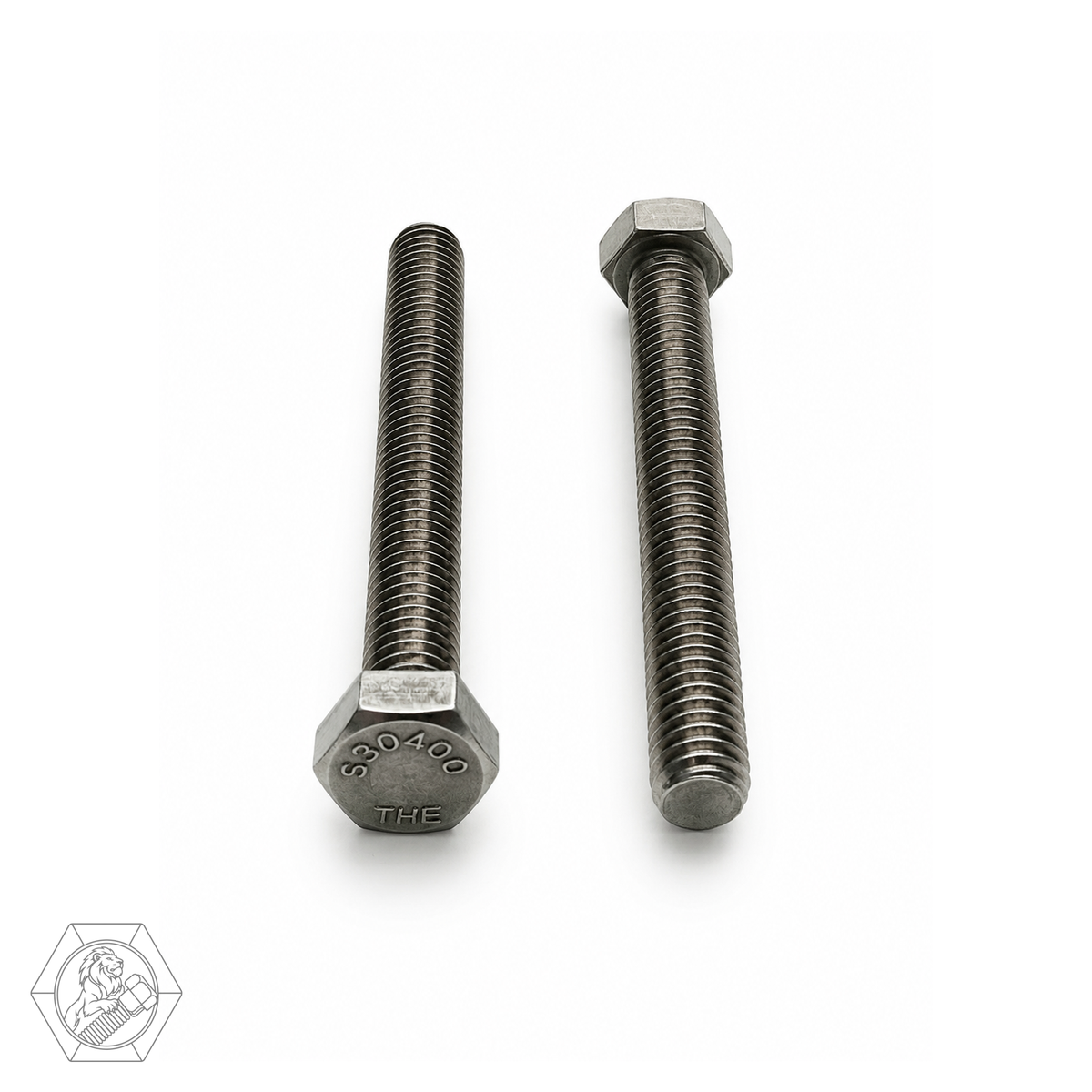 Perno Hexagonal A2 UNC 3/8" x 3" Inoxidable Hilo Completo
