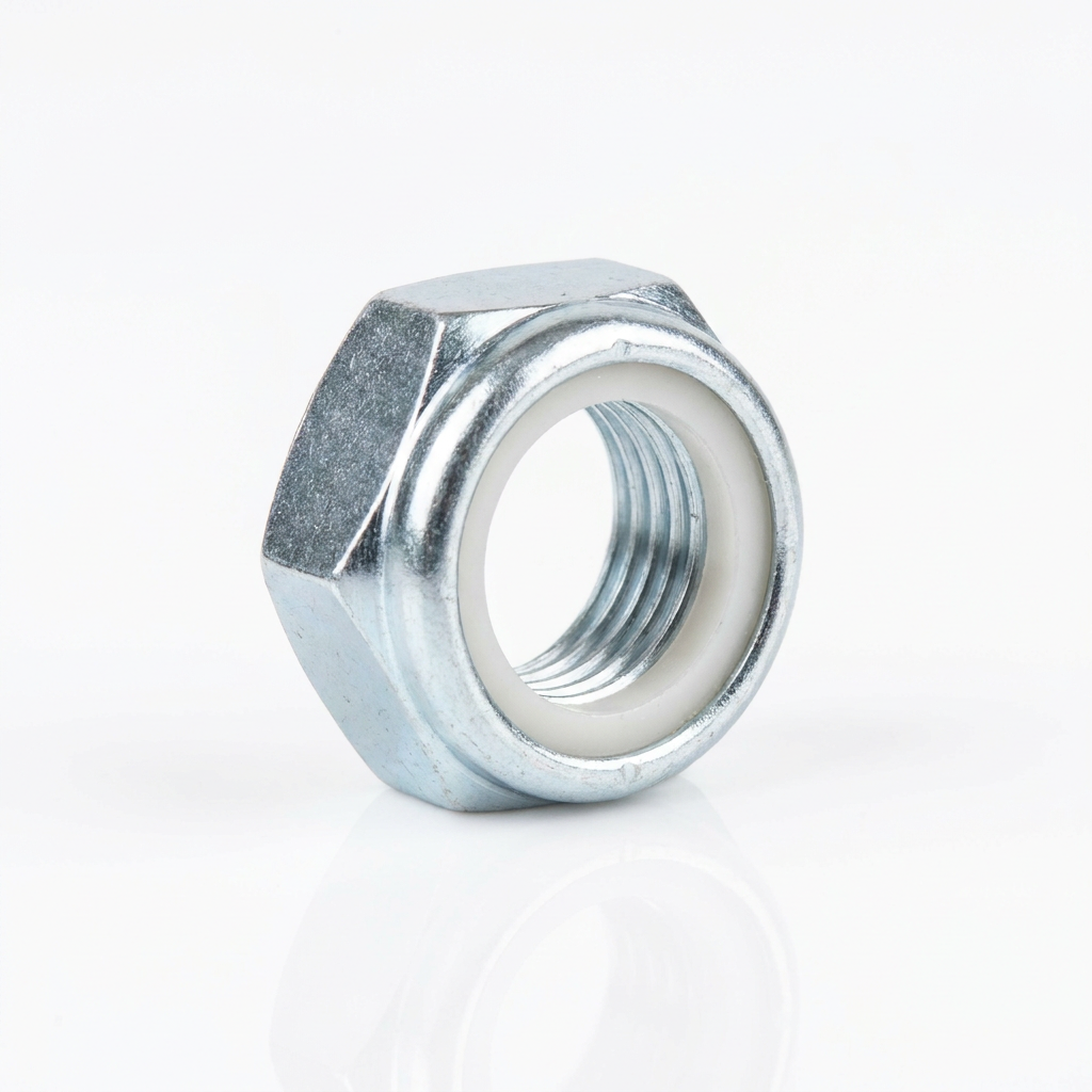Tuerca Seguro Nylon UNC Zincado 3/8