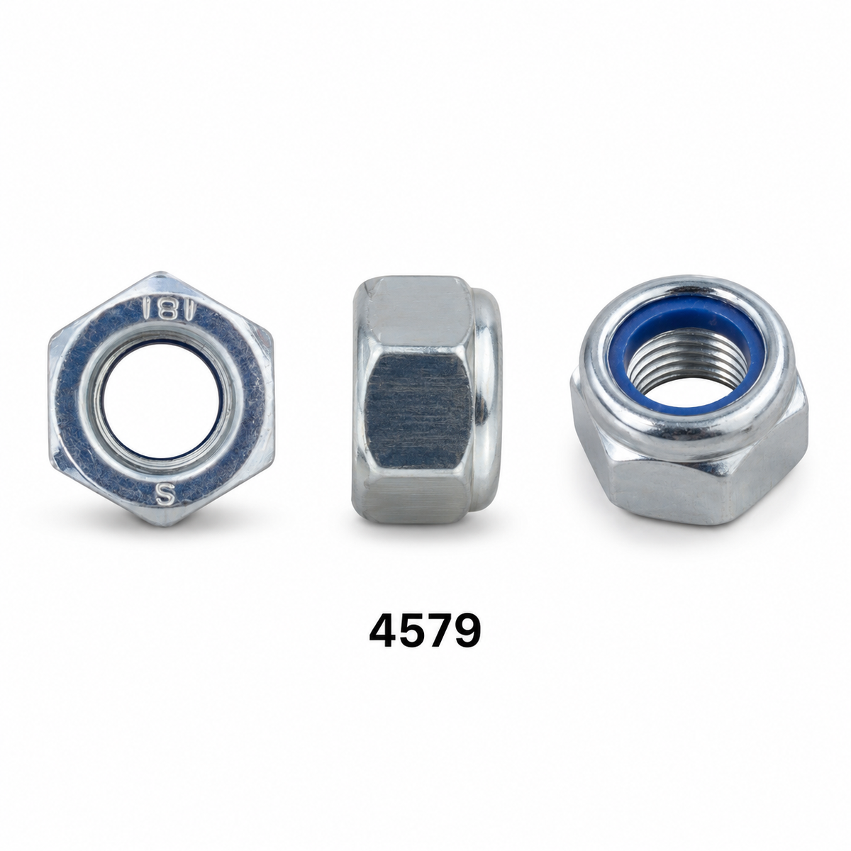 Tuerca de Seguridad (Inserto Nylon) Métrica Zincado M12 x 1.25 - SKU 4579