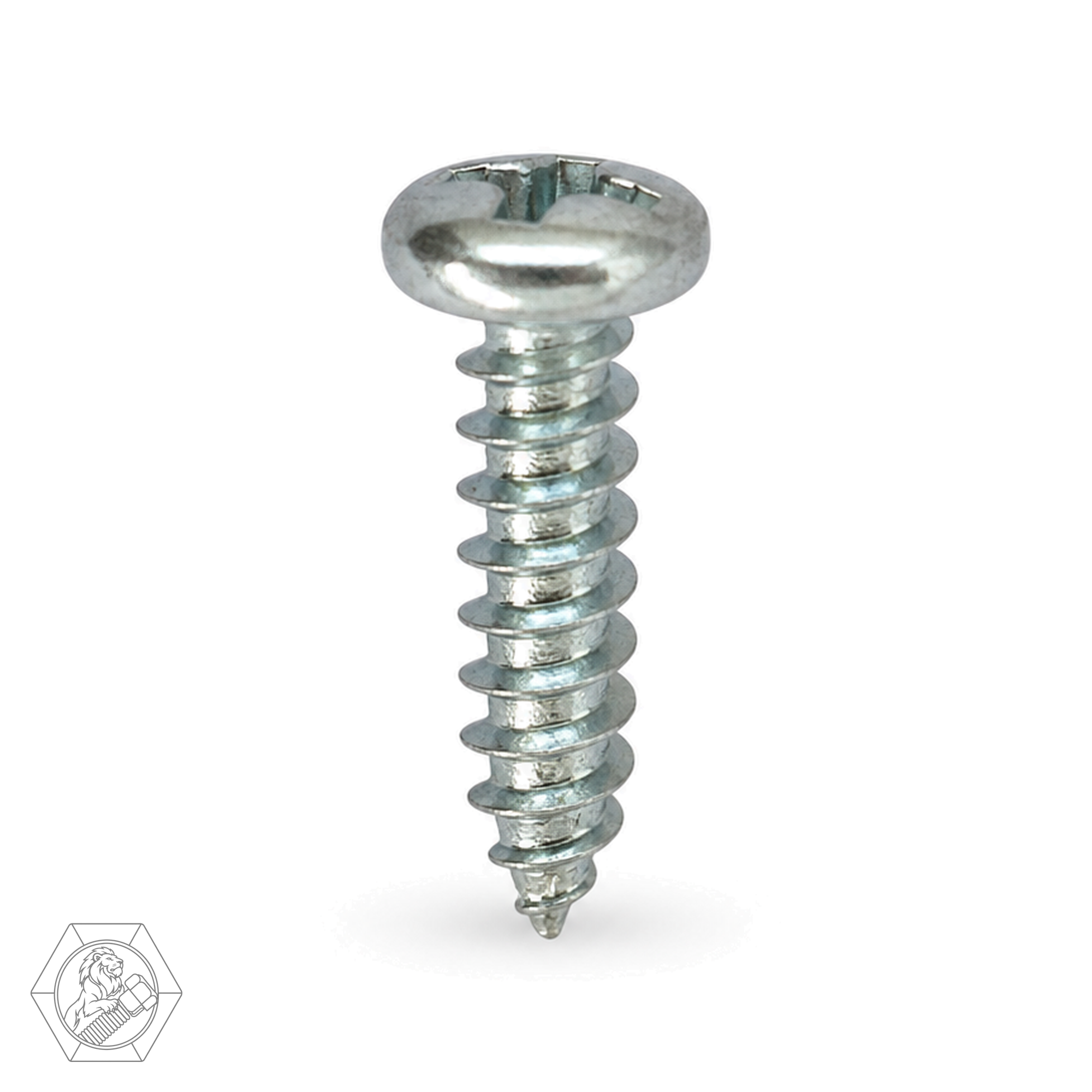 Tornillo Roscalata Cabeza Binding Doble Ranura Zincado 6 x 1/2