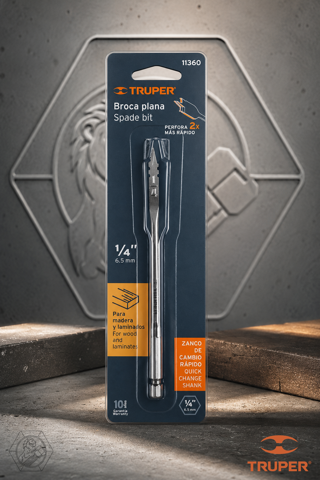 Broca Truper Mecha 1/4"