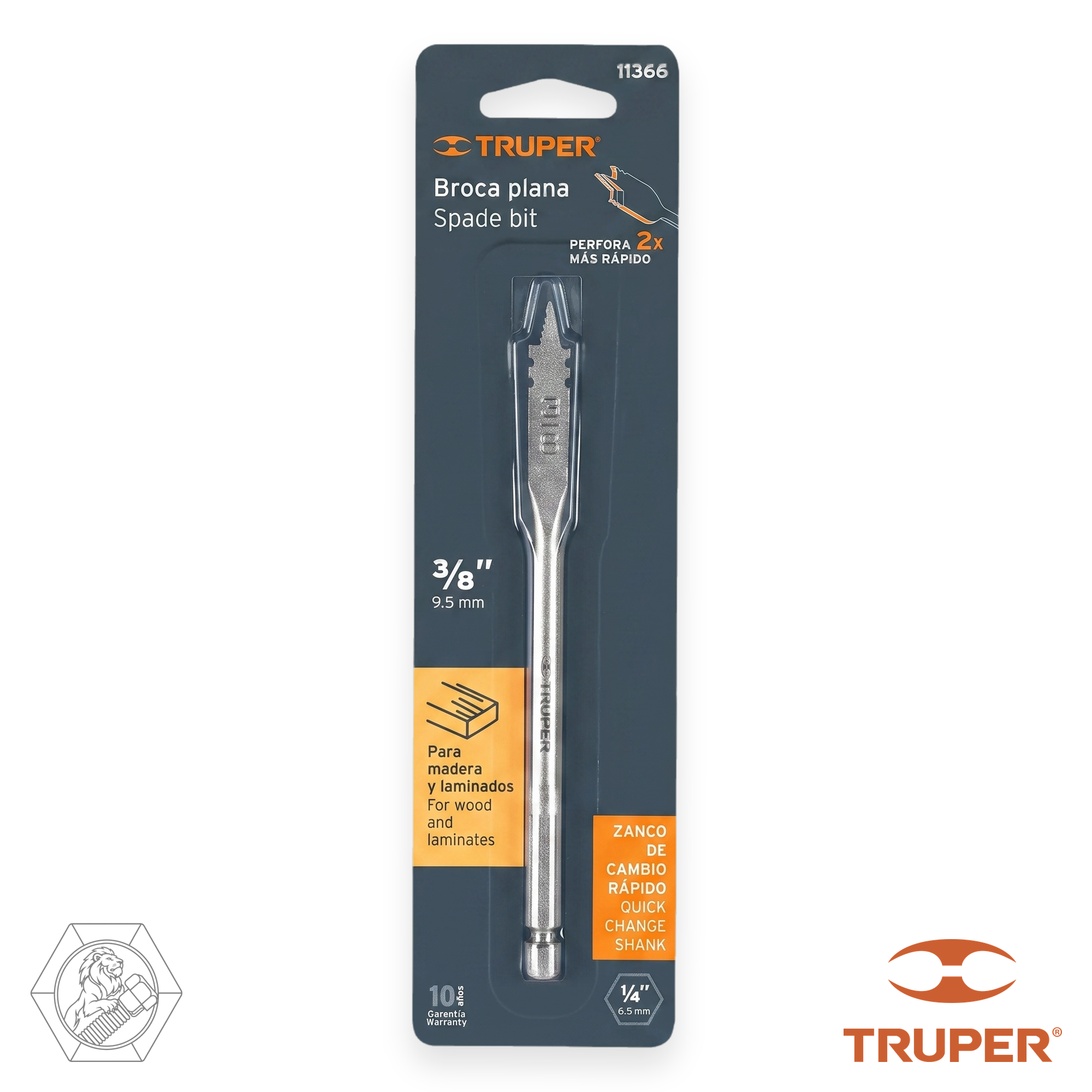 Broca Truper Mecha 3/8"