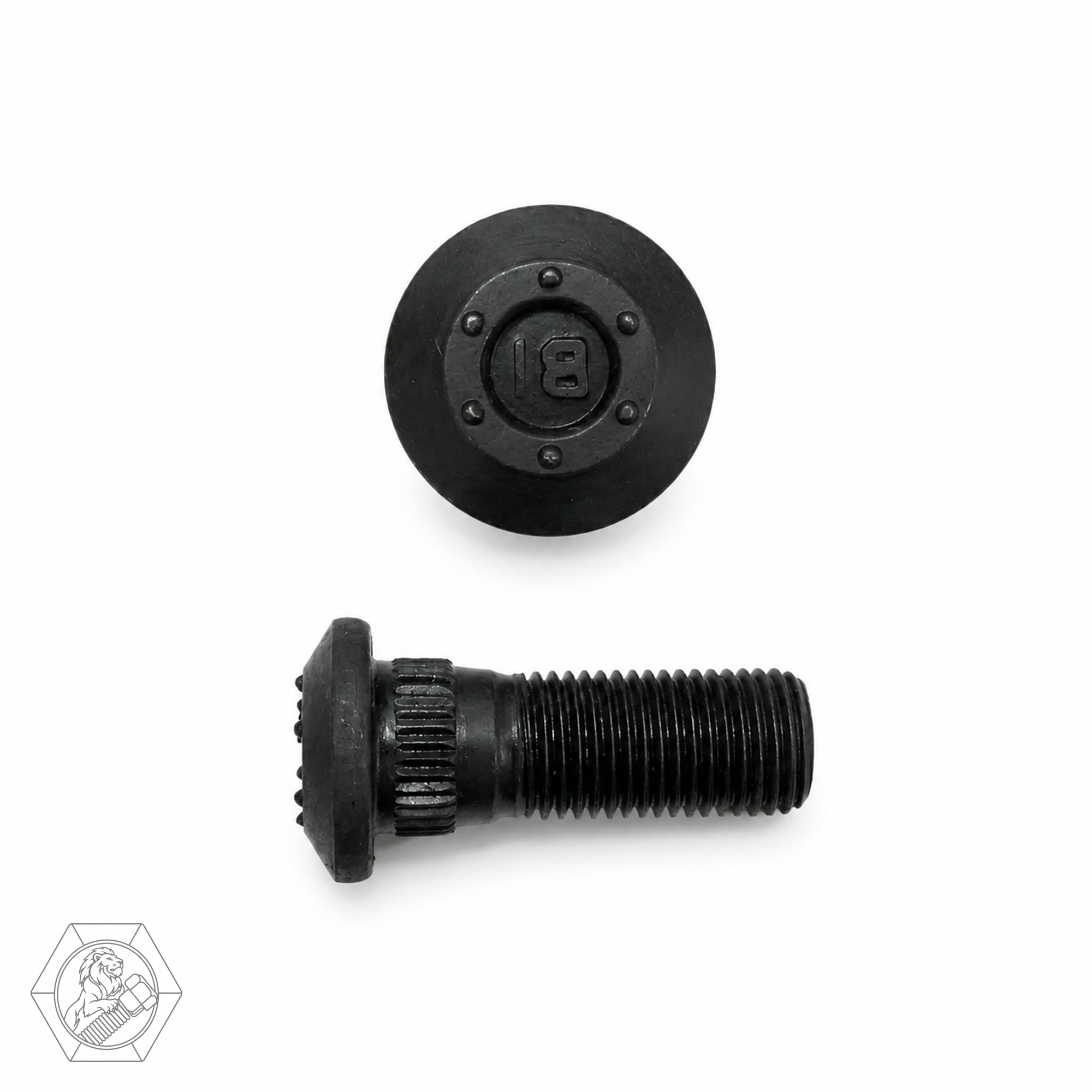 Perno Rueda M12-1.25 X 33 · Estría 14.2