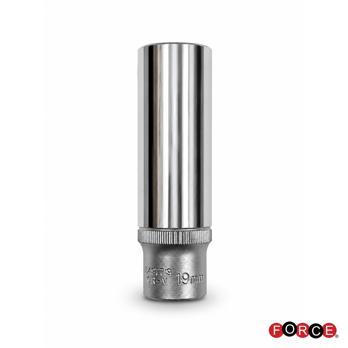 Dado Force Poligonal Largo 19 mm · Encaje 1/2"