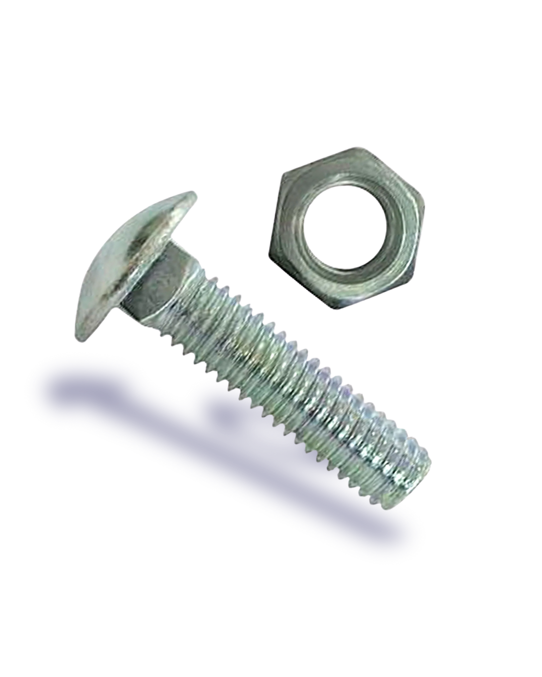 Pack 100 Pernos coche 1/4 x 1 1/4 o 1 1/12 + 100 tuercas Cincado