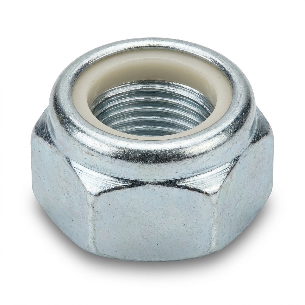 Tuerca de Seguridad (Inserto Nylon) Inoxidable UNC 3/8