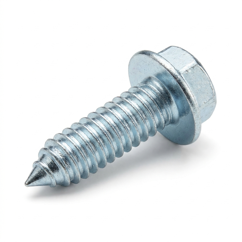 Tornillo Roscalata Cabeza Hexagonal con Golilla Zincado 8 x 1 1/2