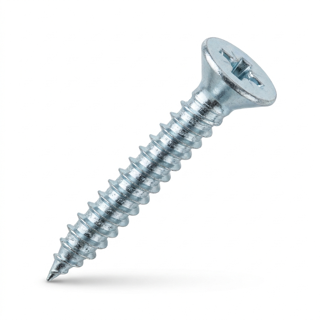 Tornillo Vulcanita (Yeso-Carton) Punta Fina Zincado 6 x 1 5/8