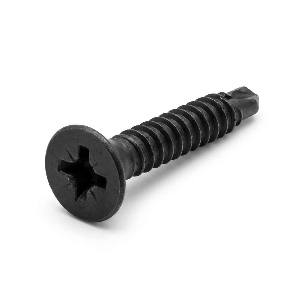 Tornillo Vulcanita (Yeso-Carton) Punta Broca Negro 6 x 1 1/4