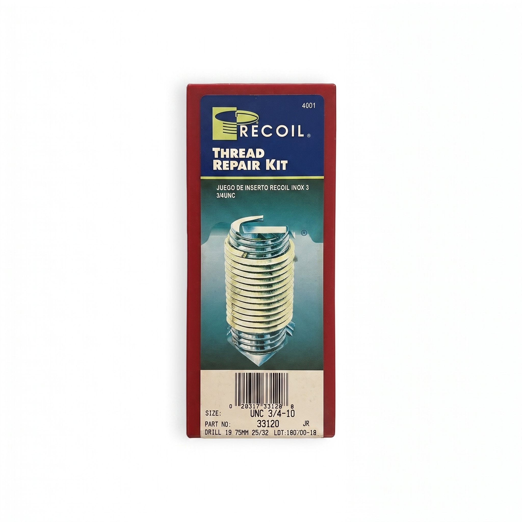 Inserto Recoil Inox 3/4 UNC